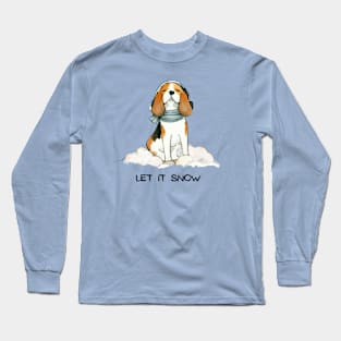 LET IT SNOW - Beagle Long Sleeve T-Shirt